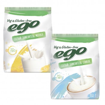 Сухой соевый заменитель молока и сливок Ego Veg&Gluten-free